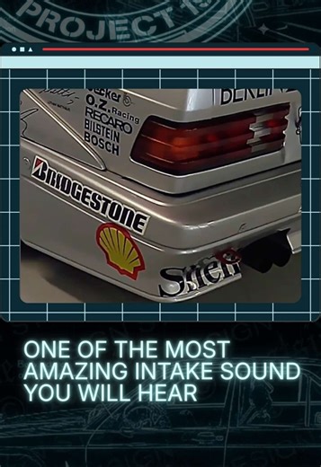 One of the most amazing intake sound you will hear. 1992 Mercedes-Benz 190 E 2.5-16 Evolution II driven by Keke Rosberg during the 1992 DTM championship. The racing version of the Evo II featured a 2.5L 4-cylinder engine producing approximately 340–373 bhp at 8,800 rpm, significantly higher than the 232–235 hp of the street-legal homologation models.