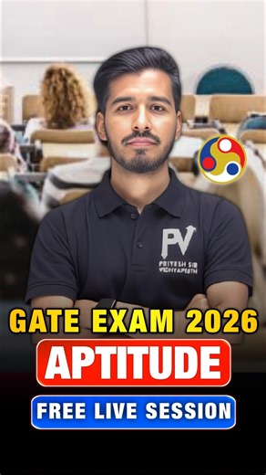 Priyesh Santoki on Instagram: "🚀 GATE Exam 2026 – Aptitude 🎯 FREE LIVE SESSION Agar aap GATE 2026 target kar rahe ho, toh Aptitude ko ignore karna biggest mistake ho sakti hai ❌ Is FREE Live Session me aap sikhenge 👇 ✅ Aptitude concepts from basics ✅ Smart tricks & shortcuts ✅ GATE-oriented questions ✅ Score boost karne wali strategy 📈 Chhota subject hai, lekin rank improve karne ka sabse powerful weapon 💥 👉 GATE 2026 aspirants – Don’t miss this session! #GATE2026 #GATEAptitude #GATEPrepar