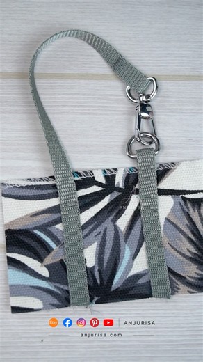 Adding hardware to Cara Pouch