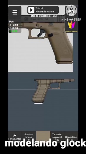Criação de Armas 3D: Personalizando sua Glock