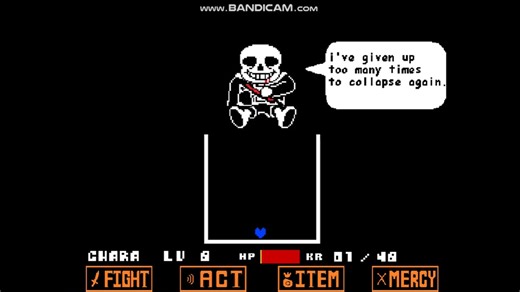 Undertale Neutral Sans Fight