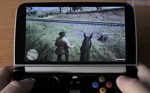 GPD掌机 Win 2 串流 PS4 （通过 Remote Play PC）测试《荒野大镖客：救赎2》