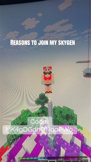 #realm #minecraft #skygen #minecraftrealm #minecraftmemes