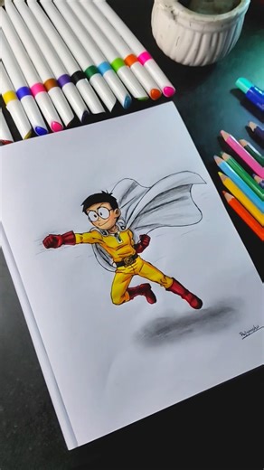 Nobita x One Punch Man👊🏻#shorts