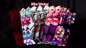 Mountain Bike Frame Protection Stickers Protect Bicycle Frame Protector Bike Frame Decals Prevent Scratches (Serpent Style,Scale)