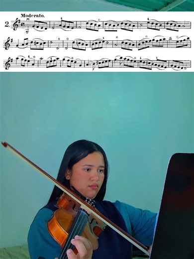 ¿Haz visto esta lección del Hant Sitt para violín? #notas #violin #tutorial #partituras