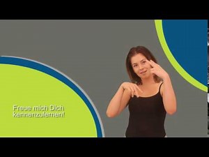 Freue mich dich kennenzulernen