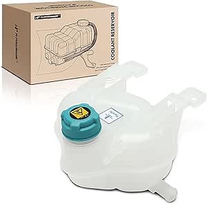 TRQ Radiator Coolant Reservoir Expansion Tank Overflow Bottle Compatible with 2000-2005 Cadillac DeVille 2001-2003 Oldsmobile Aurora 2004-2005 Pontiac Bonneville