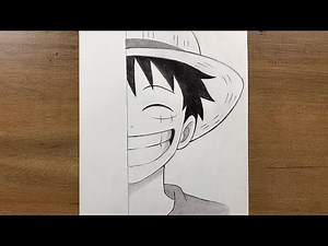 How to Draw Monkey D. Luffy Easy 🔥* Drawing Luffy from One Piece (Anime Accurate)