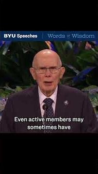 Words of Wisdom | Coming Closer to Jesus Christ | Dallin H. Oaks | February 2026