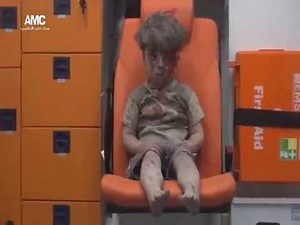 Young Syrian boy rescued from rubble after airstrike by Syrian government forces