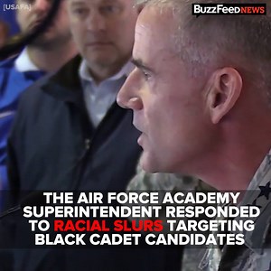 “If you can’t treat someone with dignity and respect, then get out,” the Air Force Academy superintendent said in a powerful speech responding to racial targeting of black cadets. | BuzzFeed News