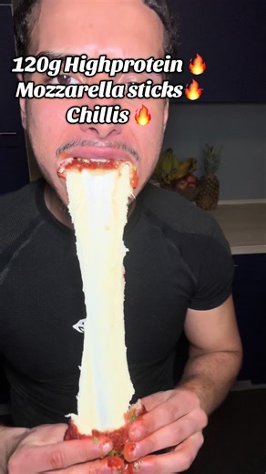 Herzhafte Mozzarella Sticks für dein Gym Meal