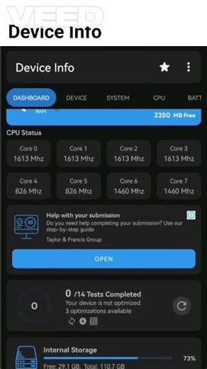 Device Info and Android System info