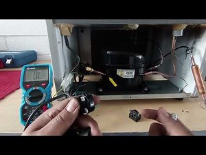 How to connect a refrigerator start capacitor