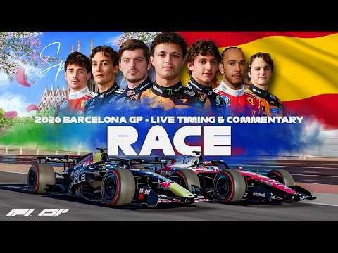 LIVE | F1 - 2026 Barcelona Catalunya GP | Race | Timing & Commentary | Spanish GP Sim Footage