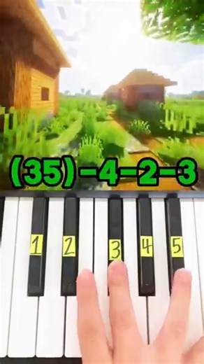 Gláucio Maciel | Minecraft Theme - Piano Tutorial #piano #minicraft #easypiano #tutorial | Instagram