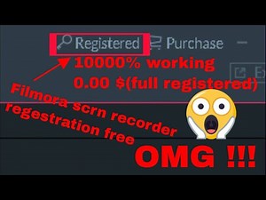 Filmora screen-recorder Registration 100% working & Lifetime Activation 2020