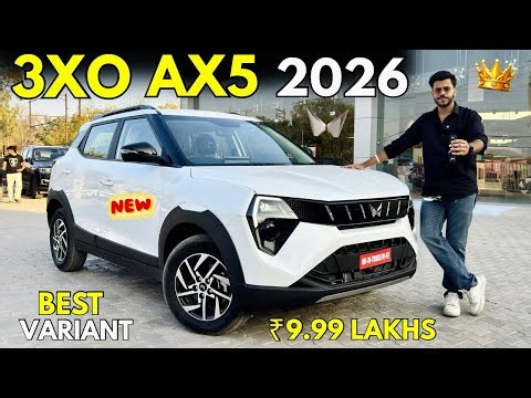Mahindra 3XO AX5 2026 Detailed Review ✅ 3XO AX5 Petrol Manual Price & Features 🔥