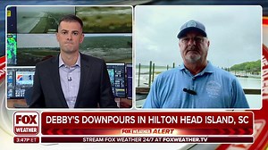 Debby hammers Hilton Head Island with heavy rain | Latest Weather Clips | FOX Weather