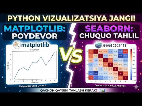 Matplotlib vs Seaborn: Qaysi biri yaxshiroq? (2026)