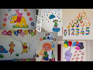 Pre Classroom wall decoration ideas/Pre School decoration design/wall decoration idea