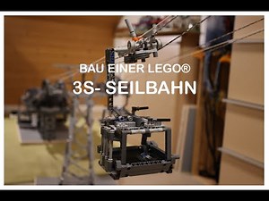 Construction of a detachable Lego 3S- cable car/ Bau einer Lego® 3S- Seilbahn