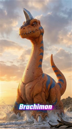 Upamon to Plesiomon Evolution #Digimon #DigimonAI #Digivolution