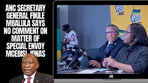 🚨NO COMMENT 🚨 ANC secretary general Fikile Mbalula says he will not respond to questions about President Cyril Ramaphosa’s special envoy, Mcebisi Jonas. “Government is responsible for that.” The US has reportedly denied Jonas a diplomatic visa in May this year. 📸: Kamogelo Moichela/IOL 🔗: IOL.co.za | IOL News