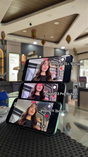perbandingan kamera antara iPhone 15 plus, iPhone 13 pro dan iPhone 11😍✨ menurut kalian lebih bagus yang mana ya bosku🤔🤔 coba tulis di kolom komen🫶🏻 #fyp #iphone15plus #iphone13pro #iphone11