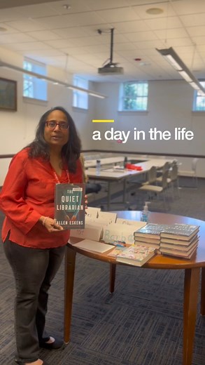 For our next Day in the Life episode, we spent time with Jigisha, the Assistant Manager of Adult Services & Reference! Not only does she help run the department, she’s also the voice behind the KPL Podcast—which she kicked off in 2020 to chat about books, library buzz, and more. These days, it’s grown into a favorite spot for book lovers and author interviews alike & is nearing its 300th episode. We tagged along as she prepped for a packed Adult Craft Night, gathered with the Mystery Readers Boo