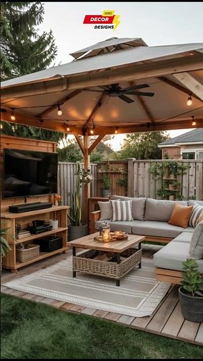 Your Outdoor Area is Boring! 10 Ideas to Transform It into an Covered Outdoor Seating Area Oasis