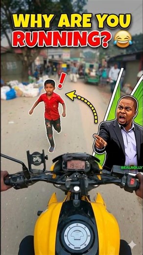 Why Are You Running? 😂 (Unexpected Ending) | Epic Biker