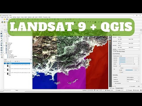 Landsat 9 + QGIS | Band Combination and Pan-sharpening