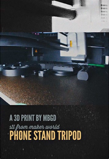 Impresión 3D: Tripode Compacto para Teléfono