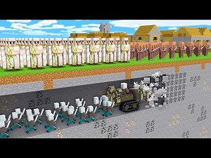 Villagers Vs Pillager Life - Minecraft Animation Movie