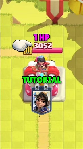 1 HP Tutorial😤✅ Clash Royale #shorts #clashroyale #clashroyaleshorts