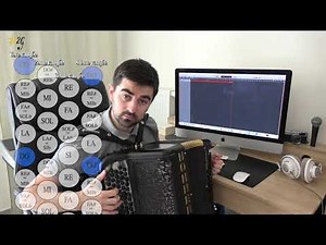 Les accords mineurs sur un clavier boutons - Accordéon