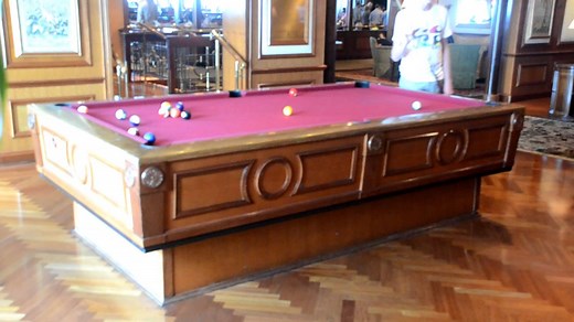 Self-Leveling Pool Table On Cruise Ship — The Wonder of Science