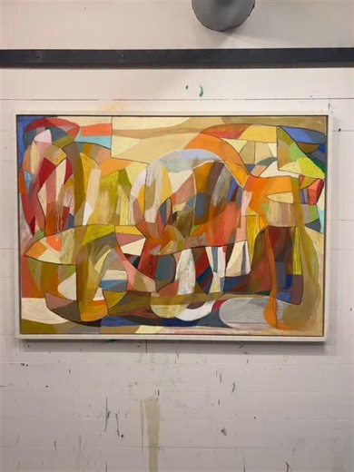 Studio . New colors #painter #contemporaryart #oilpainting #studio #chicago #painting #art | Michael Hedges Paintings