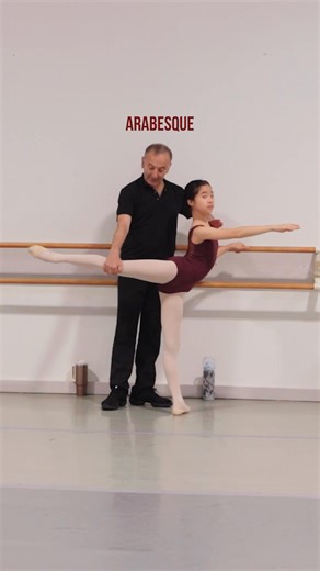 When guidance meets determination, everything clicks. With Mr. Riccardo’s careful corrections, this student finally found the right placement—and you can see the joy when the body understands what the teacher means. It’s these small breakthroughs that build strong technique. | Runqiao Du Ballet Coaching