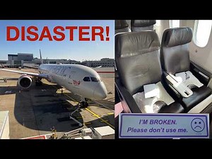 Disaster flight with VIRGIN ATLANTIC PREMIUM ECONOMY | Virgin Atlantic 787 Premium Economy Review