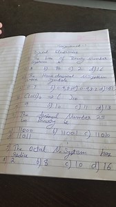 Assignment - 1Digital Electronics1) The base of Binary Numbe... | Filo