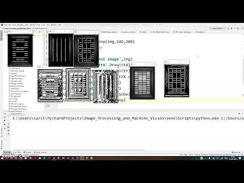 OpenCV Python for Image Segmentation using Prewitt, Sobel, Canny part IV