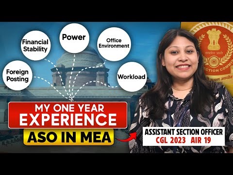 My One Year Experience as ASO in MEA|SSC CGL||Salary,Promotion,Workload|| #ssc #ssccgl #viralvideo