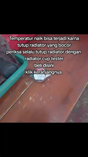 radiator cup tester // alat untuk memeriksa kebocoran sistem pendinginan #radiator #radiatorcuptester #mekanik #otomotif
