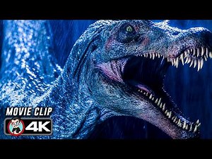 Spinosaurus Attacks the Boat! | JURASSIC PARK III (4K)