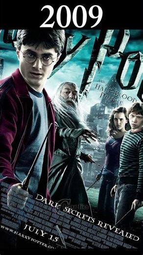 Evolution of Harry Potter 2001-2011 #shorts #evolution