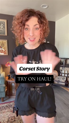 #repost @meganciafre Thank you @corsetstory for these beautiful corsets!! Cant wait to fully style them 🖤 *not sponsored but these were gifted 🫶🏻 #gifted #corset #tryonhaul #corsetstory | Corset-Story