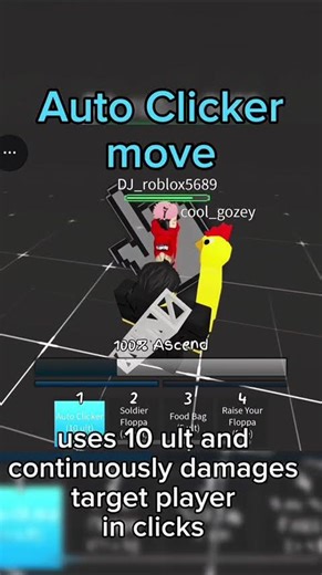 floppa moveset part 5 #floppa #roblox #jjs #showcase #skillbuilder